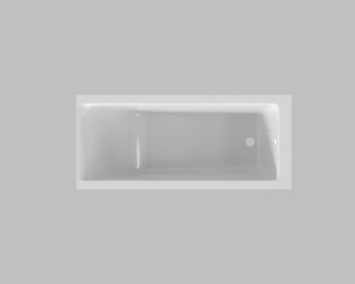 Ванна из литьевого мрамора Flere Serena Slim 180x70x60 (белый матовый)