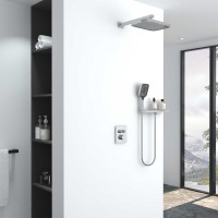 Душевой комплект Vincea VSFW-321MT1RCH встраиваемый, термостат, двухрежимный, хром