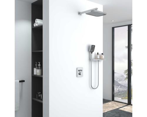 Душевой комплект Vincea VSFW-321MT1RCH встраиваемый, термостат, двухрежимный, хром