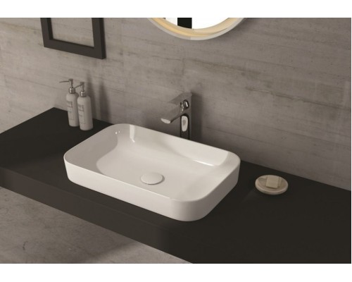 Раковина ISVEA Sott'Aqua накладная 600x380x120 белый глянцевый 10SQ50060SV