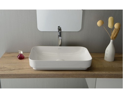 Раковина ISVEA Sott'Aqua накладная 600x380x120 белый глянцевый 10SQ50060SV