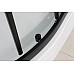 Душевая кабина Frank F400 Black без крыши Размер:100x100x215 см