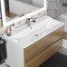 Раковина для ванной Uperwood Family 100х45х17,9 см, белая глянцевая