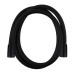 Душевой шланг AQG AQUABLACK из ПВХ, черный матовый