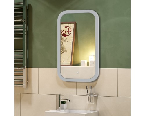 Зеркало Континент Mini 400х700 ЗЛП852 с подсветкой с сенсорным выключателем