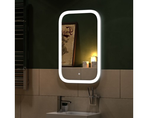 Зеркало Континент Mini 400х700 ЗЛП852 с подсветкой с сенсорным выключателем