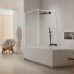 Шторка для ванны NEW TRENDY NEW MODUS WHITE 100x150 белый