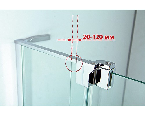 Душевой уголок Cezares SLIDER-AH-1-80/90-90-C-Cr Душевой уголок Cezares SLIDER-AH-1-80/90-90-C-Cr