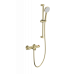 Смеситель для ванны с душевым гарнитуром и термостатом Wonzon&Woghand, Брашированное золото