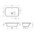 Раковина BelBagno 52 BB1009 Белая
