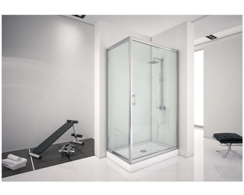 Душевой уголок Aquanet Alfa NAA1131 140x80, прозрачное стекло