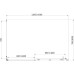 Душевой уголок Aquanet Alfa NAA1131 140x80, прозрачное стекло