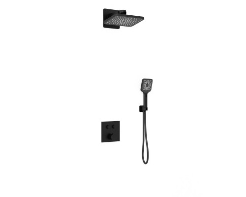 Душевой комплект Vincea VSFW-421I4MB встраиваемый, двухрежимный, черный