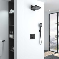 Душевой комплект Vincea VSFW-421I4MB встраиваемый, двухрежимный, черный