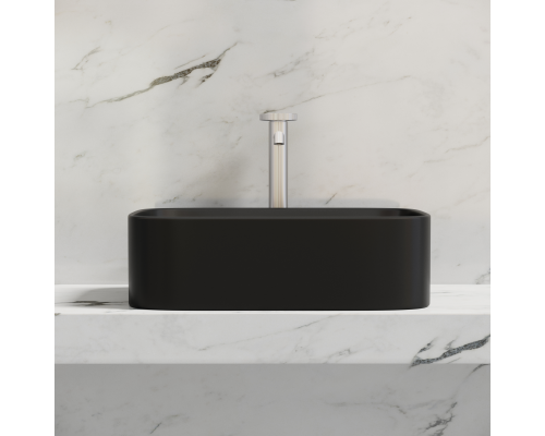 Чаша накладная прямоугольная Ceramica Nova Element 50x38 Чёрный Матовый