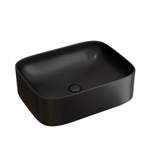 Чаша накладная прямоугольная Ceramica Nova Element 50x38 Чёрный Матовый
