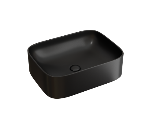 Чаша накладная прямоугольная Ceramica Nova Element 50x38 Чёрный Матовый