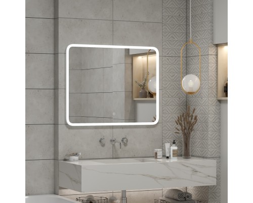 Зеркало Taliente Zled-D с LED-подсветкой, 90x70см, прямоугольное