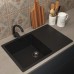 Кухонная мойка из искусственного камня Uperwood ECON UPD-507-004, черная матовая