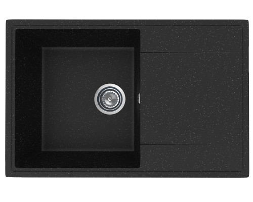 Кухонная мойка из искусственного камня Uperwood ECON UPD-507-004, черная матовая