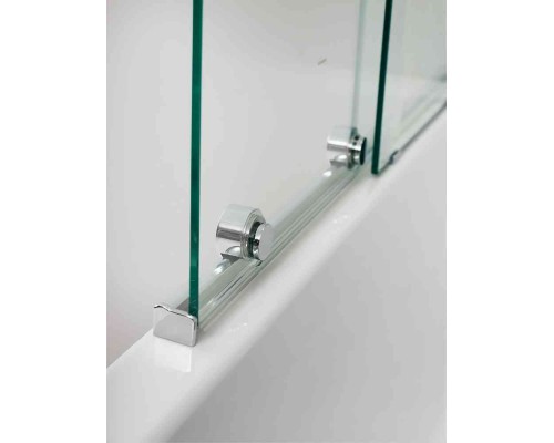 Шторка на ванну с полками Cezares STREAM-VFS-11-90/150-C-Cr