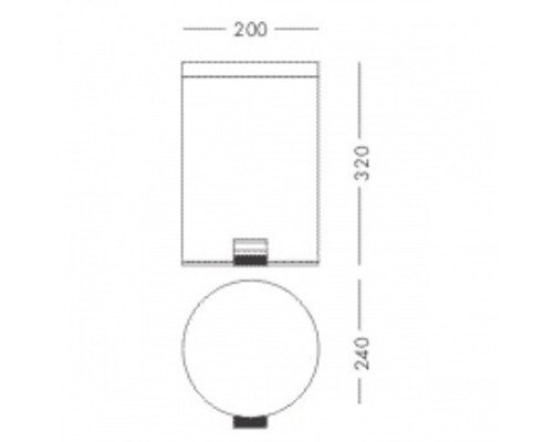 Ведро для мусора Colombo Hotel Collection 5л с крышкой и педалью цвет нержавеющая сталь