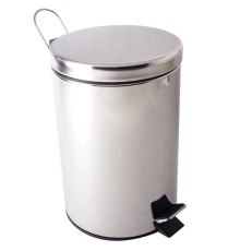 Ведро для мусора Colombo Hotel Collection 5л с крышкой и педалью цвет нержавеющая сталь