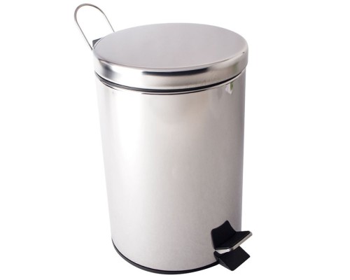 Ведро для мусора Colombo Hotel Collection 5л с крышкой и педалью цвет нержавеющая сталь