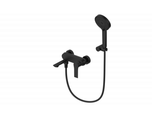 Смеситель для ванны с душем Wonzon&Woghand, Черный матовый