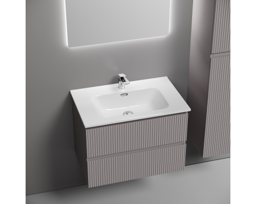 Тумба под раковину подвесная Sancos Snob T 69х44х50, с доводчиками, Doha Soft, SNT70SM