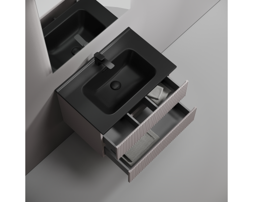 Тумба под раковину подвесная Sancos Snob T 69х44х50, с доводчиками, Doha Soft, SNT70SM