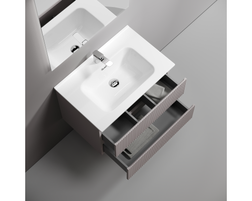 Тумба под раковину подвесная Sancos Snob T 69х44х50, с доводчиками, Doha Soft, SNT70SM