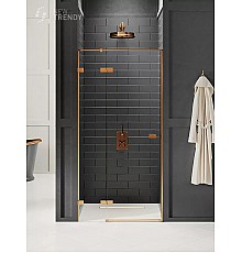 Дверь в нишу NEW TRENDY AVEXA COPPER BRUSHED 80x200 EXK-3531 брашированная медь