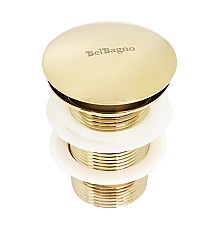 Донный клапан BelBagno BB-SC-ORO Сlick-Сlack Золото
