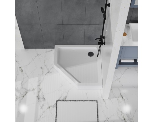 Акриловый поддон для душа BelBagno Tray 90x90 TRAY-BB-P-90-15-W Белый