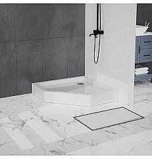 Акриловый поддон для душа BelBagno Tray 90x90 TRAY-BB-P-90-15-W Белый