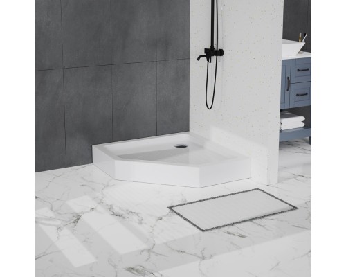 Акриловый поддон для душа BelBagno Tray 90x90 TRAY-BB-P-90-15-W Белый