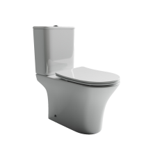 Напольный унитаз с бачком Фортуна (Fortuna) Безободковый (Rimless)
