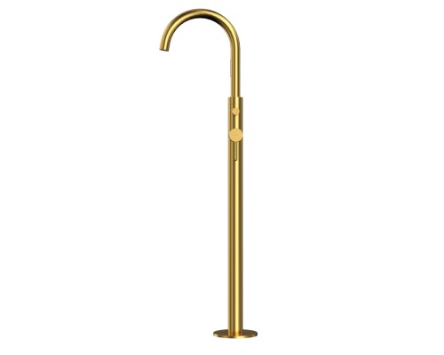 Смеситель для ванны отдельностоящий WHITECROSS Y Y1233GLB брашированное золото