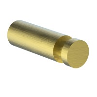 Крючок для ванной Wonzon&Woghand EASY, Брашированное золото WW-8105-2-BG
