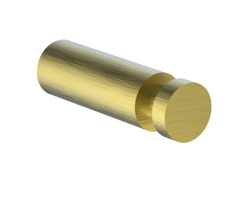 Крючок для ванной Wonzon&Woghand EASY, Брашированное золото WW-8105-2-BG