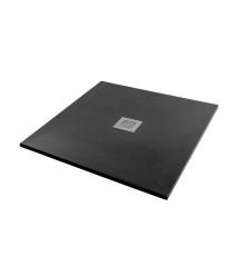 Душевой поддон Starohome Solid 100х100 Black Matt Solid