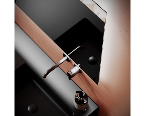 Зеркало SanCos Square 100 SQ1000 с LED подсветкой