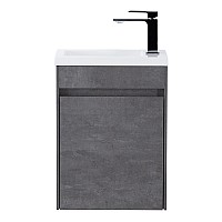 Тумба под раковину BelBagno Pietra Mini 40 PIETRA MINI-400-1A-SO-SCM-L подвесная Cemento