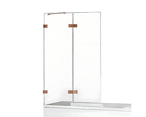 Шторка для ванны NEW TRENDY AVEXA COPPER BRUSHED 110x150 EXK-3810 L брашированная медь Шторка для ванны NEW TRENDY AVEXA COPPER BRUSHED 110x150 EXK-3810 L брашированная медь