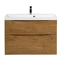 Тумба под раковину BelBagno Marino 90 MARINO-H60-900-2C-SO-RN-P подвесная Rovere Nature
