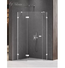 Душевое ограждение NEW TRENDY AVEXA WHITE L 100x80x200 белый