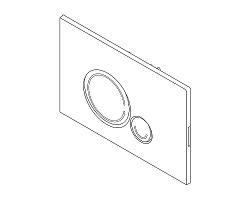 Клавиша смыва BelBagno Sfera BB014-SR-BIANCO Белая Клавиша смыва BelBagno Sfera BB014-SR-BIANCO Белая