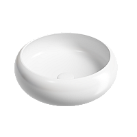 Чаша накладная круглая Ceramica Nova Element 36x36 Белый Матовый