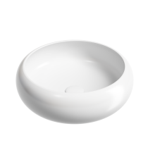 Чаша накладная круглая Ceramica Nova Element 36x36 Белый Матовый